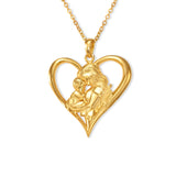 Petiteshine Embrace of Love 14K Gold Vermeil Necklace