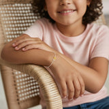 Petiteshine Sunflower Golden Bloom K14 Gold Vermeil and Silver Bracelet