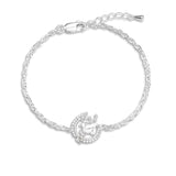 Petiteshine Everglow Reindeer Silver Bracelet