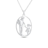 Petiteshine Daddy’s Little Girl Silver Necklace
