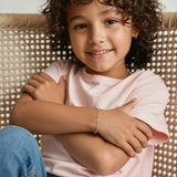 Petiteshine Sunflower Golden Bloom K14 Gold Vermeil and Silver Bracelet