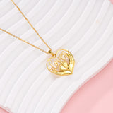 Petiteshine Love’s First Steps 14K Gold Vermeil Necklace
