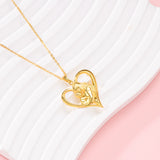 Petiteshine Embrace of Love 14K Gold Vermeil Necklace