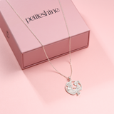Petiteshine Daughter In Daddy’s Arms Silver Necklace
