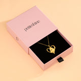 Petiteshine Embrace of Love 14K Gold Vermeil Necklace