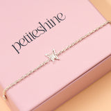 Petiteshine Wings of Grace Silver Bracelet