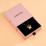 Petiteshine Wings of Grace Rosegold Vermeil Necklace