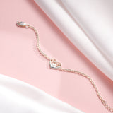 Petiteshine Love’s First Steps Silver Bracelet