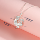 Petiteshine Daughter In Daddy’s Arms Silver Necklace