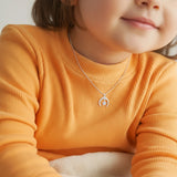 Petiteshine Guardian Moon Silver Necklace