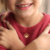 Petiteshine Love’s First Steps 14K Gold Vermeil Necklace