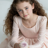 Petiteshine Mom and Princess Moment Vermeil Rosegold and Silver Necklace