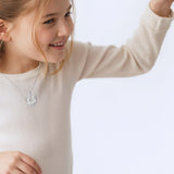 Petiteshine Daughter In Daddy’s Arms Silver Necklace