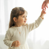 Petiteshine Wings of Grace Rosegold Vermeil Necklace