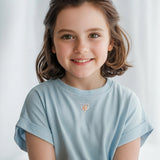 Petiteshine Heartbond Moments Vermeil Rosegold and Silver Necklace